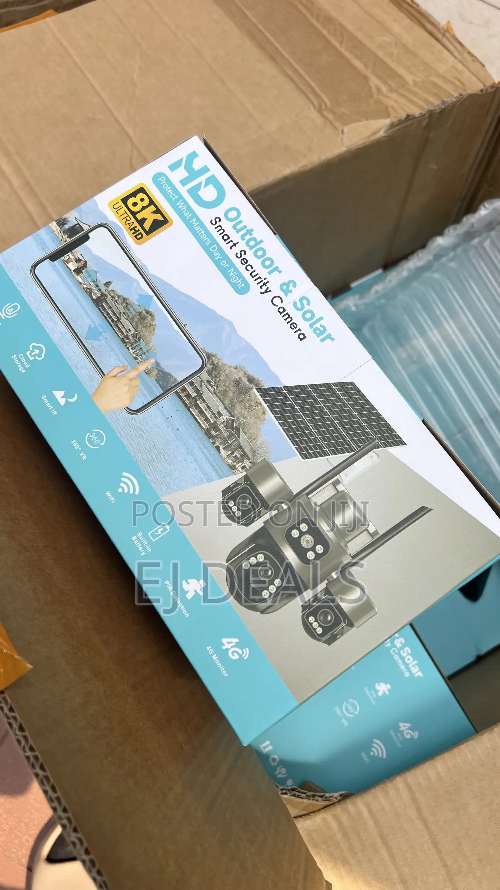 Triple-Lens / Multi-Lens 4G Solar-Powered Smart Security Camera