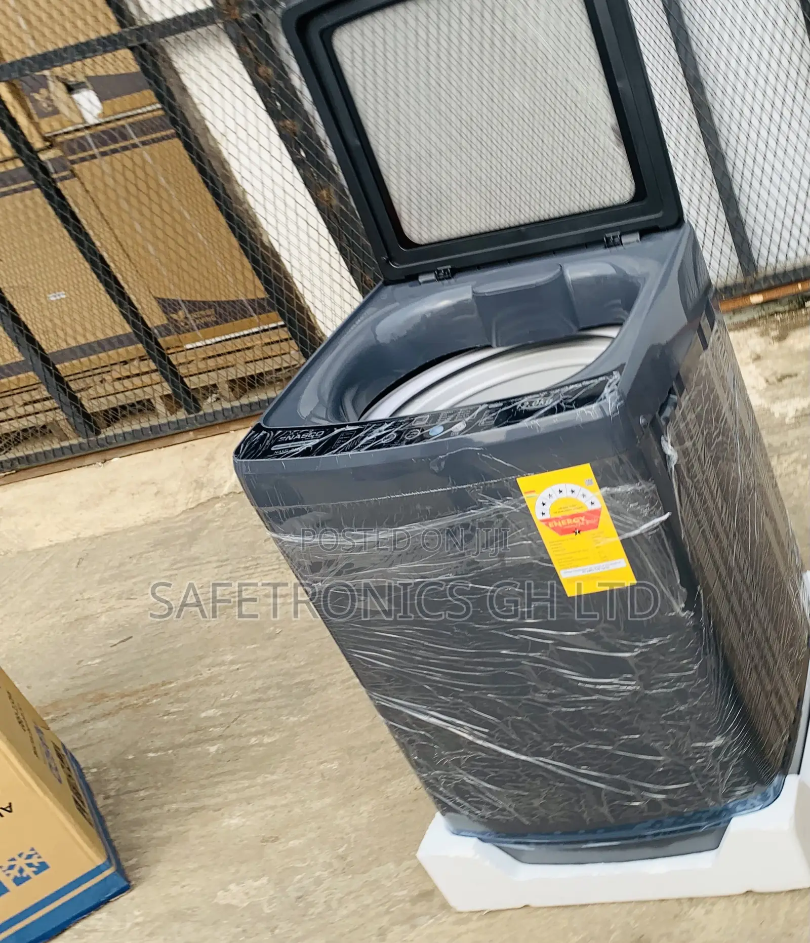 Grab WashPro TopLoad 12kg Nasco (Grey) WashingMachine