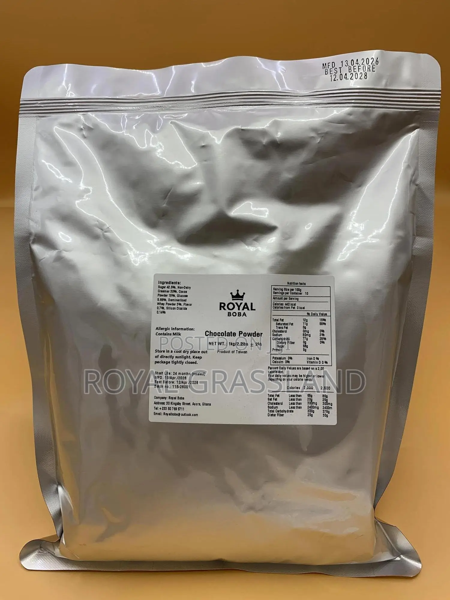 Premium Chocolate Milk Tea Powder 1KG | Bubble Tea