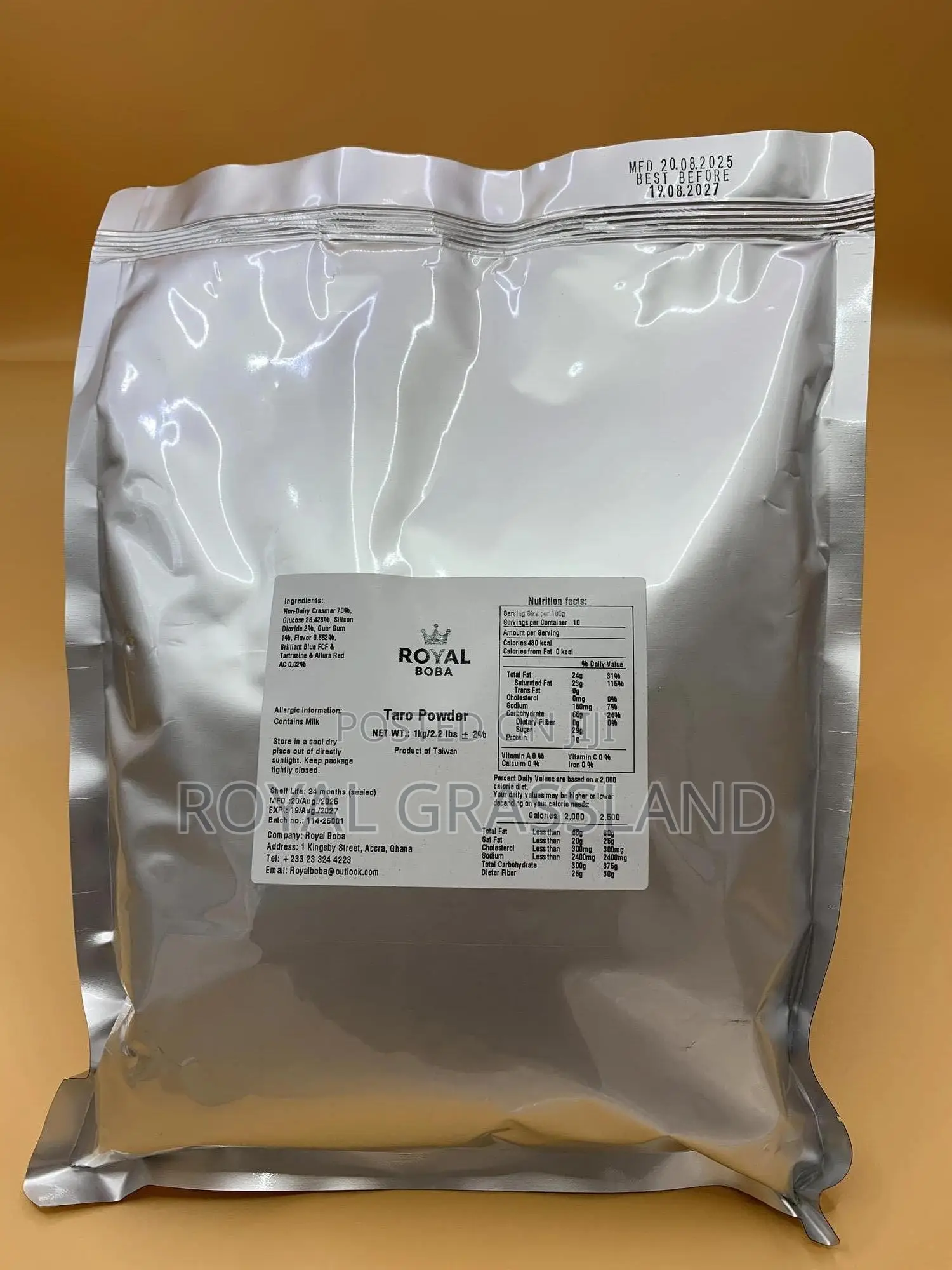 Premium Taiwanese Taro Milk Tea Powder 1KG | Bubble Tea