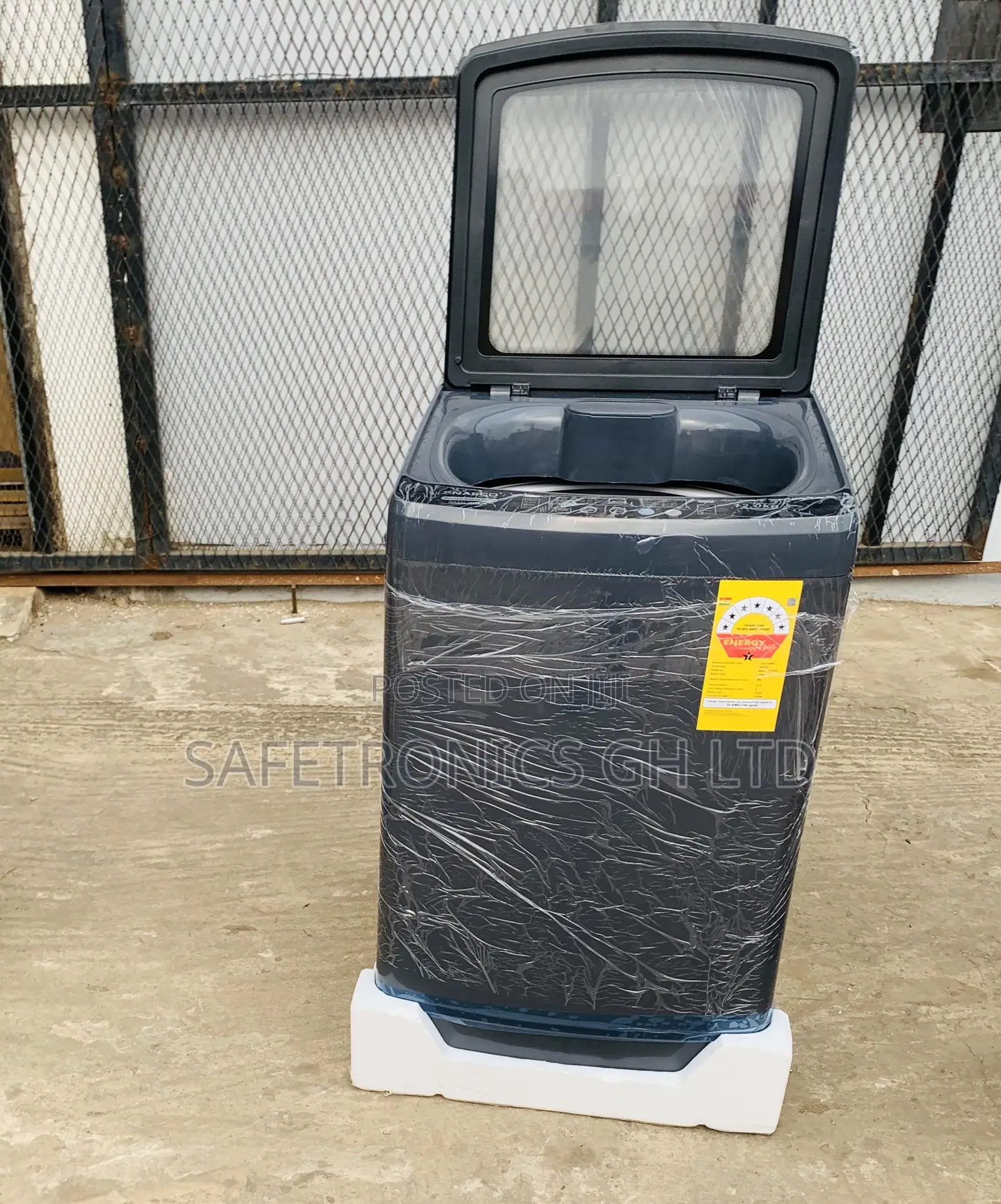 Super (Grey) Nasco AquaClean 12kg TopLoad WashingMachine