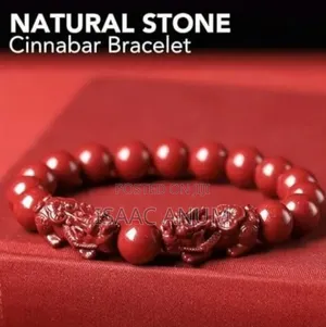 Feng Shui Cinnabar Bracelet for Wealth and Protection Good Luck Money