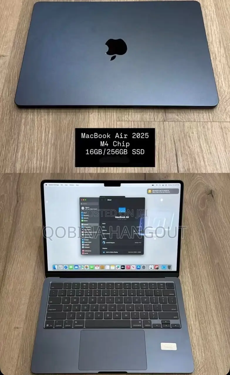 Laptop Apple MacBook Air 2025 M4 16GB Apple M4 SSD 256GB