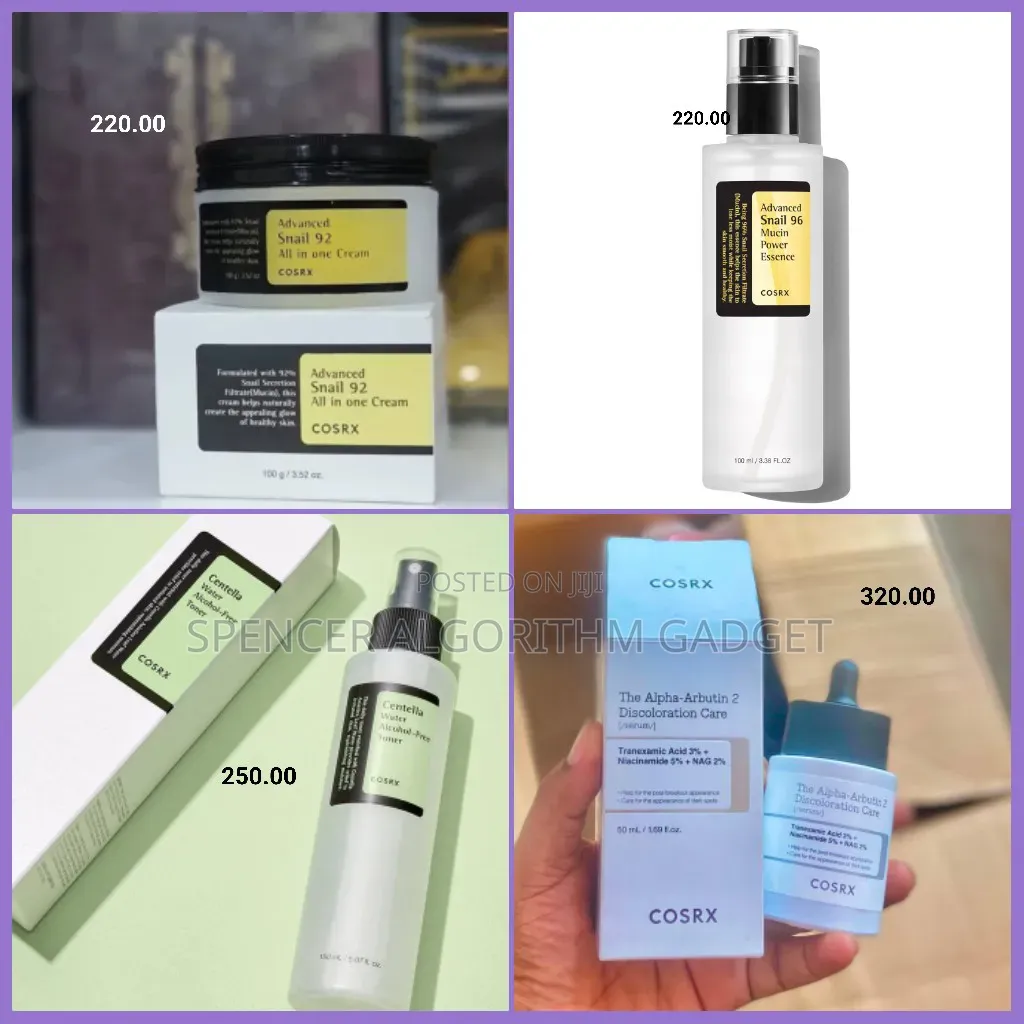 Cosrx Snail Essence/Face Cream/Toner/Discoloration Serum