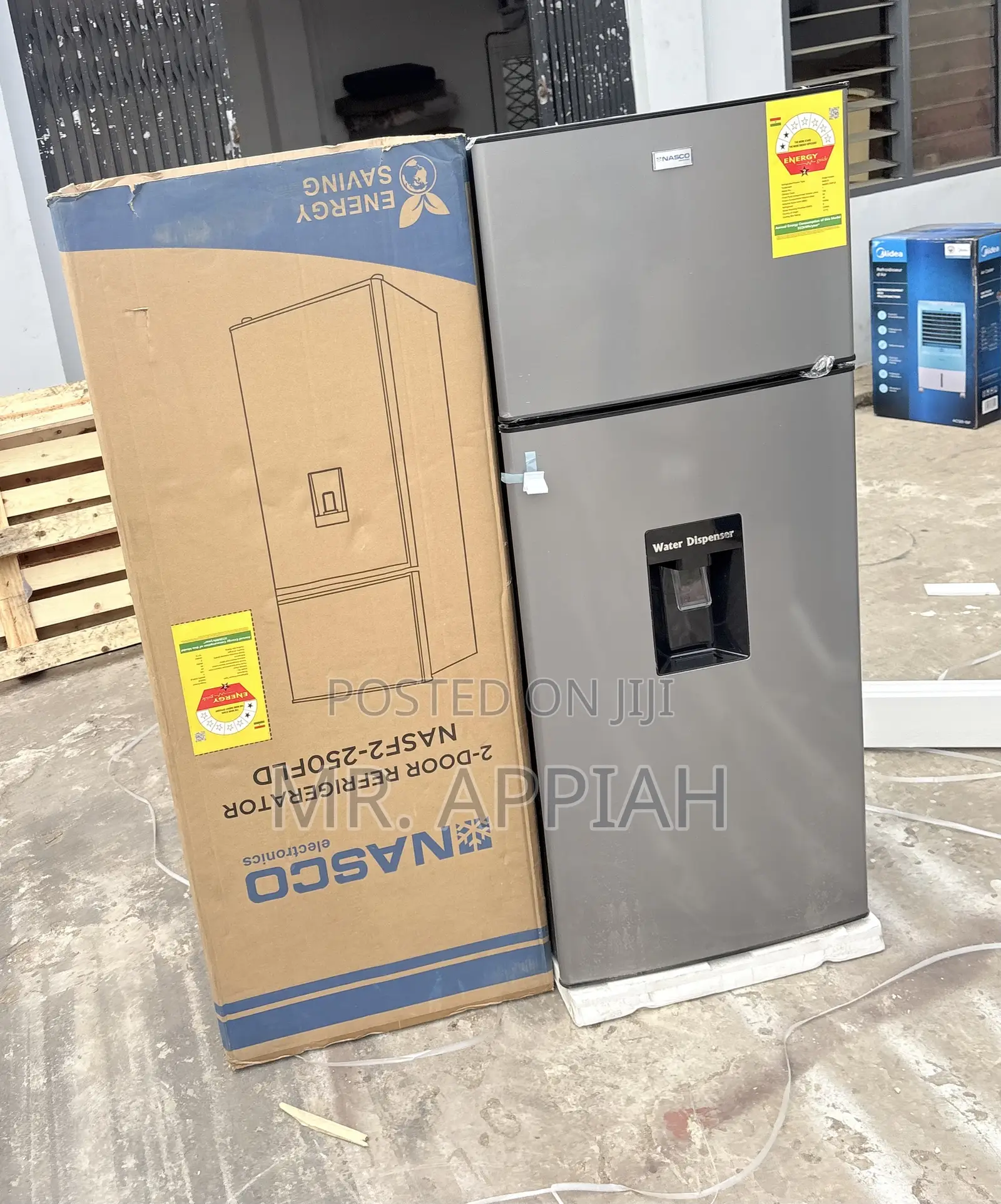 Smart Chilling Nasco 210L 2 Door Electric Fridge.