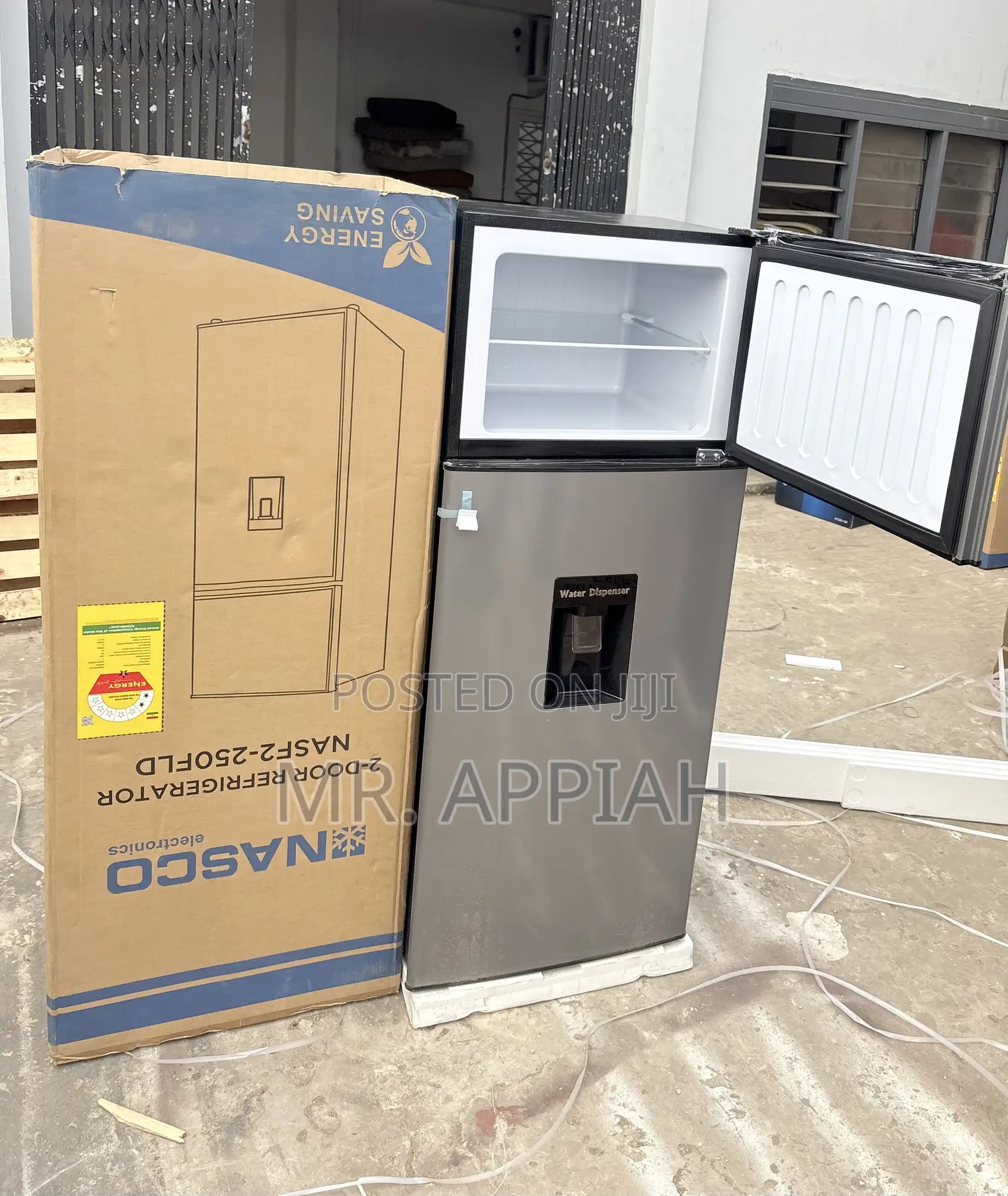 Smart Chilling Nasco 210L 2 Door Electric Fridge.