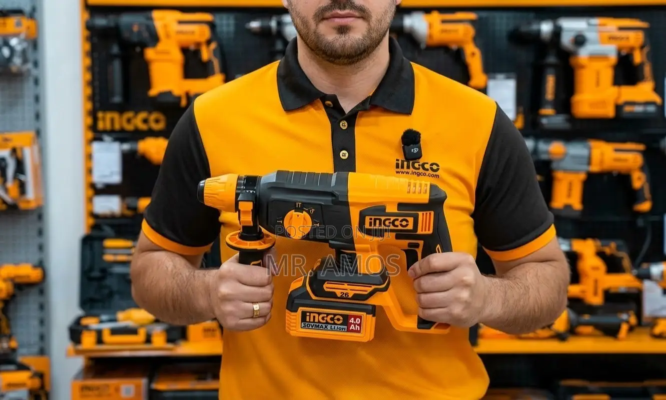 26mm Cordless Brushless Rotary Hammer + 2x4.0Ah Battery - CRHLI262085