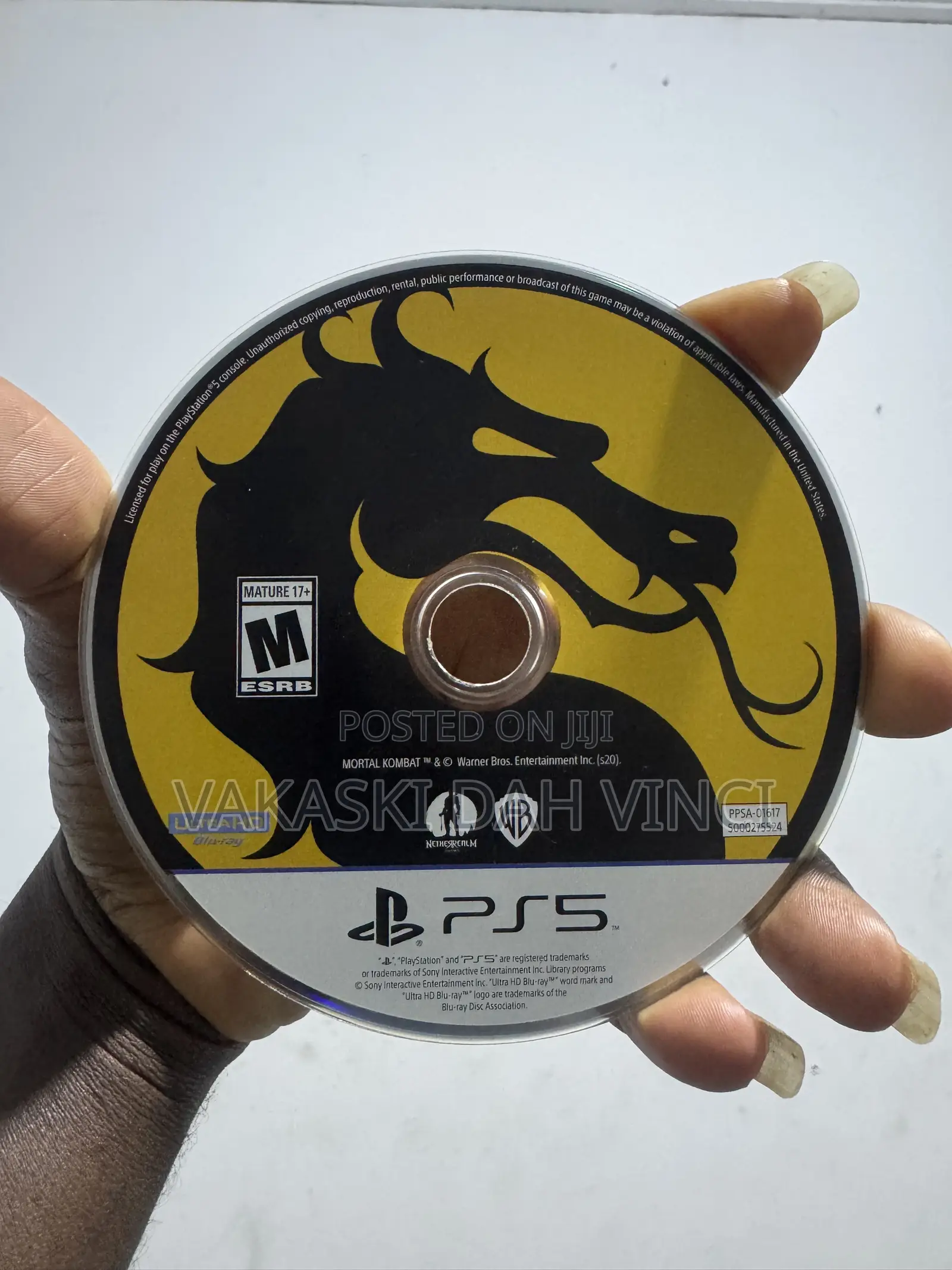 Mortal Kombat 11 Game Disc for PS5