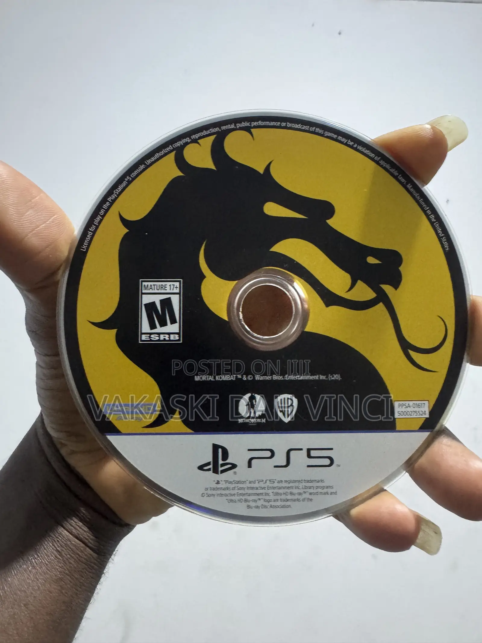 Mortal Kombat 11 Game Disc for PS5