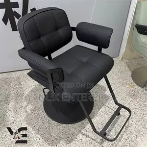 Vintage All-Black Barber Chair