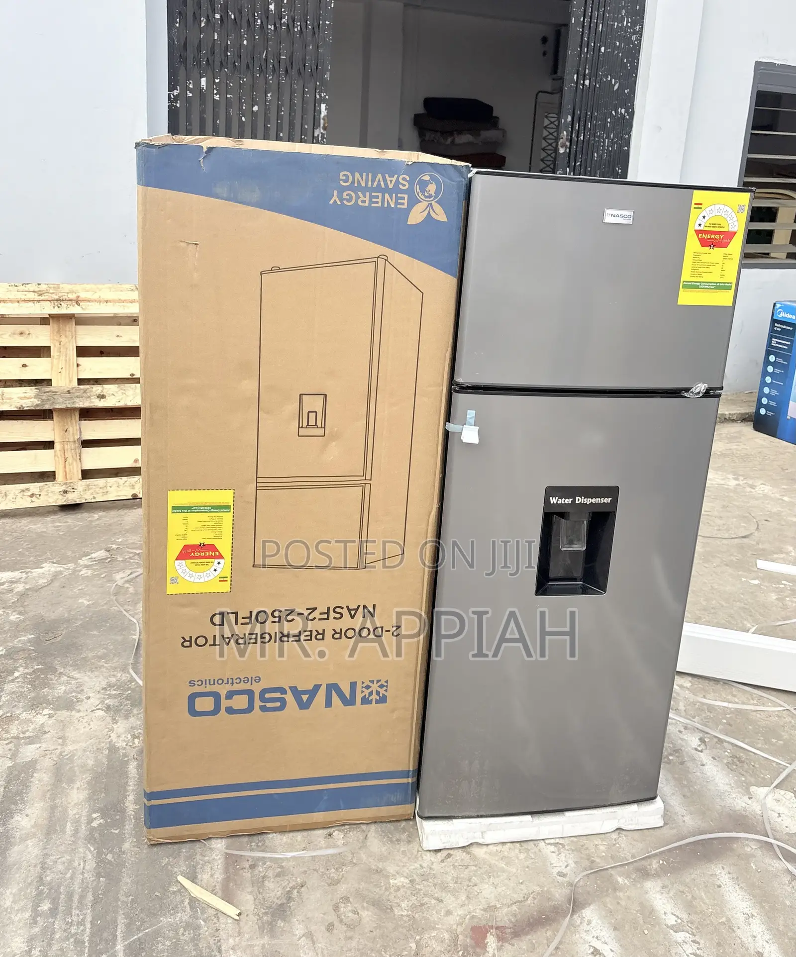 Keep It Fresh Nasco 210 Liters Double Door Fridge(Silver) 