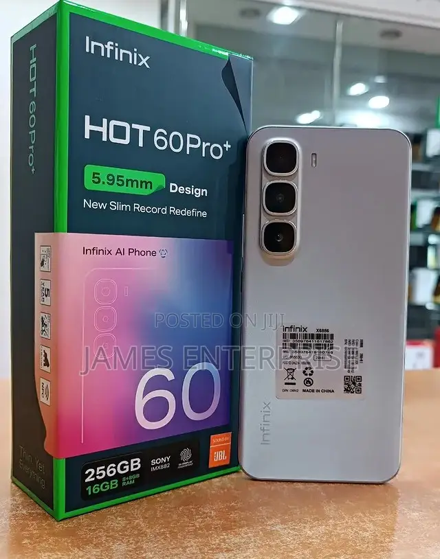 New Infinix Hot 60 Pro+ 256 GB Gray