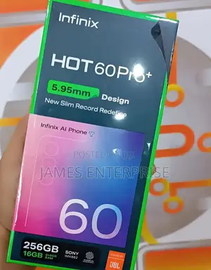 New Infinix Hot 60 Pro+ 256 GB Gray