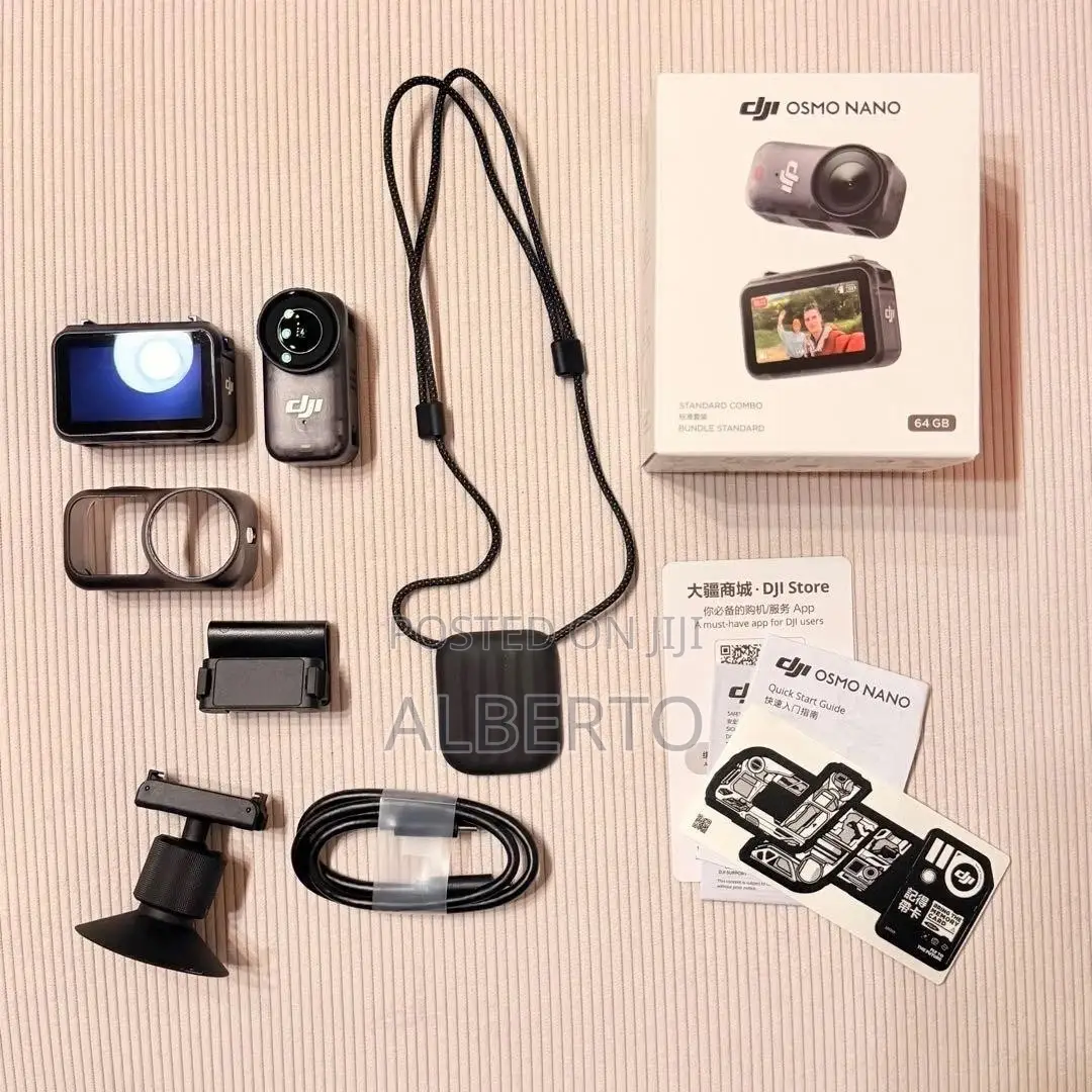 DJI Osmo Nano Standard Combo 128GB Action Camera 4k/60fps