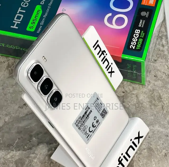 New Infinix Hot 60 Pro+ 256 GB White