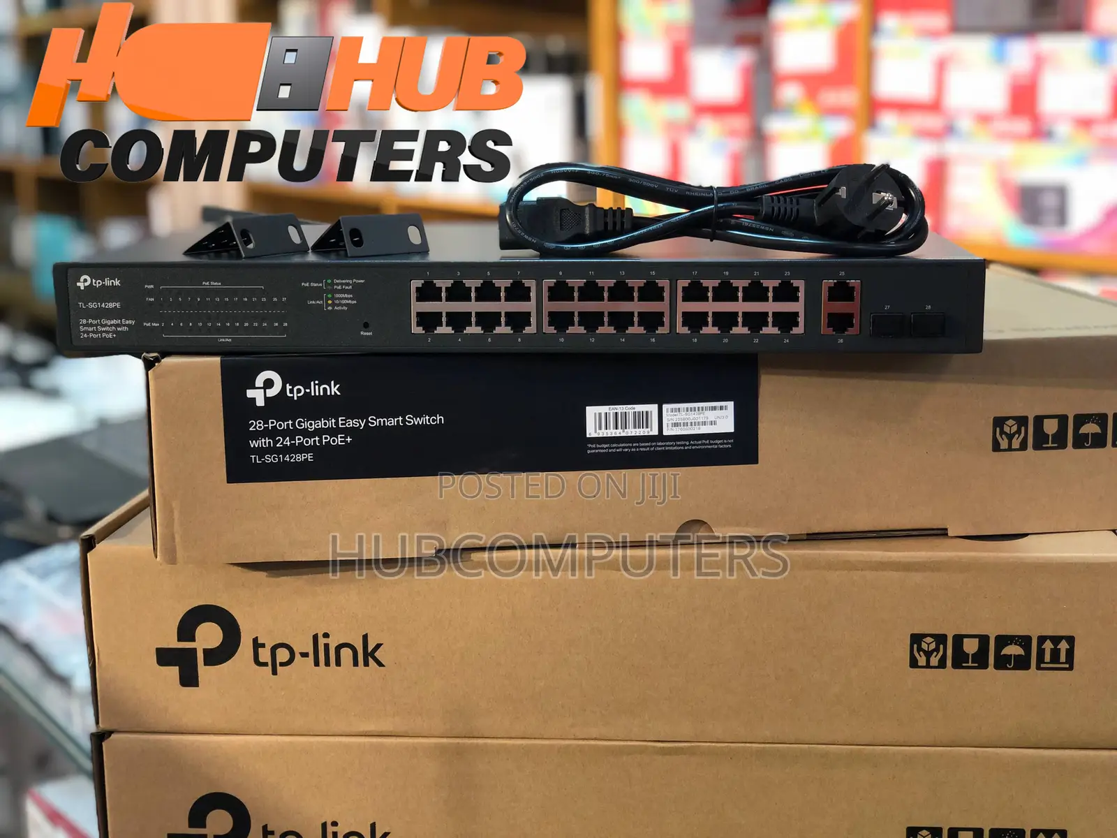 TP-Link TL-SG1428PE 28 Port Gigabit Esy Smart Switch With 24 Port PoE+