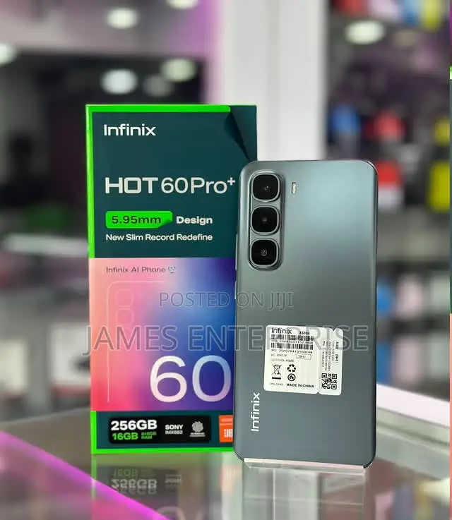 New Infinix Hot 60 Pro+ 256 GB Black