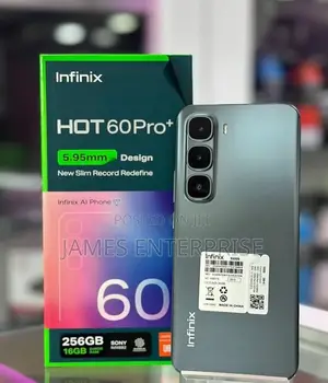 New Infinix Hot 60 Pro+ 256 GB Black