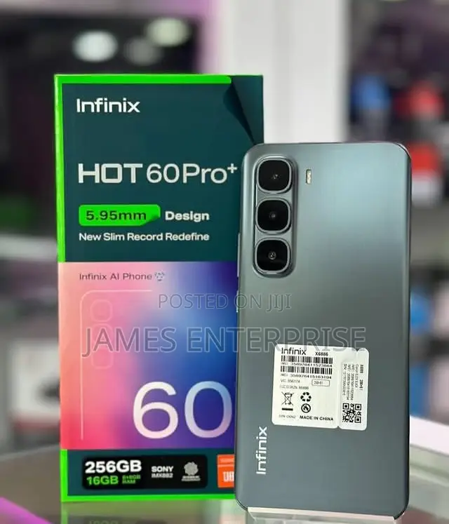 New Infinix Hot 60 Pro+ 256 GB Black