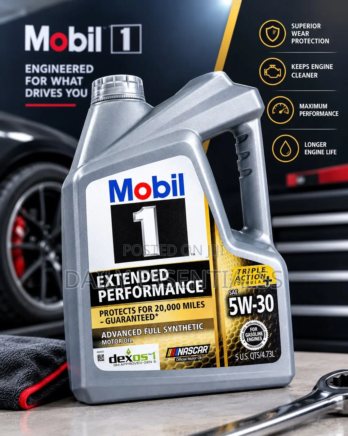 Mobil 1 Extended Performance Engine Oil SAE 5w-30