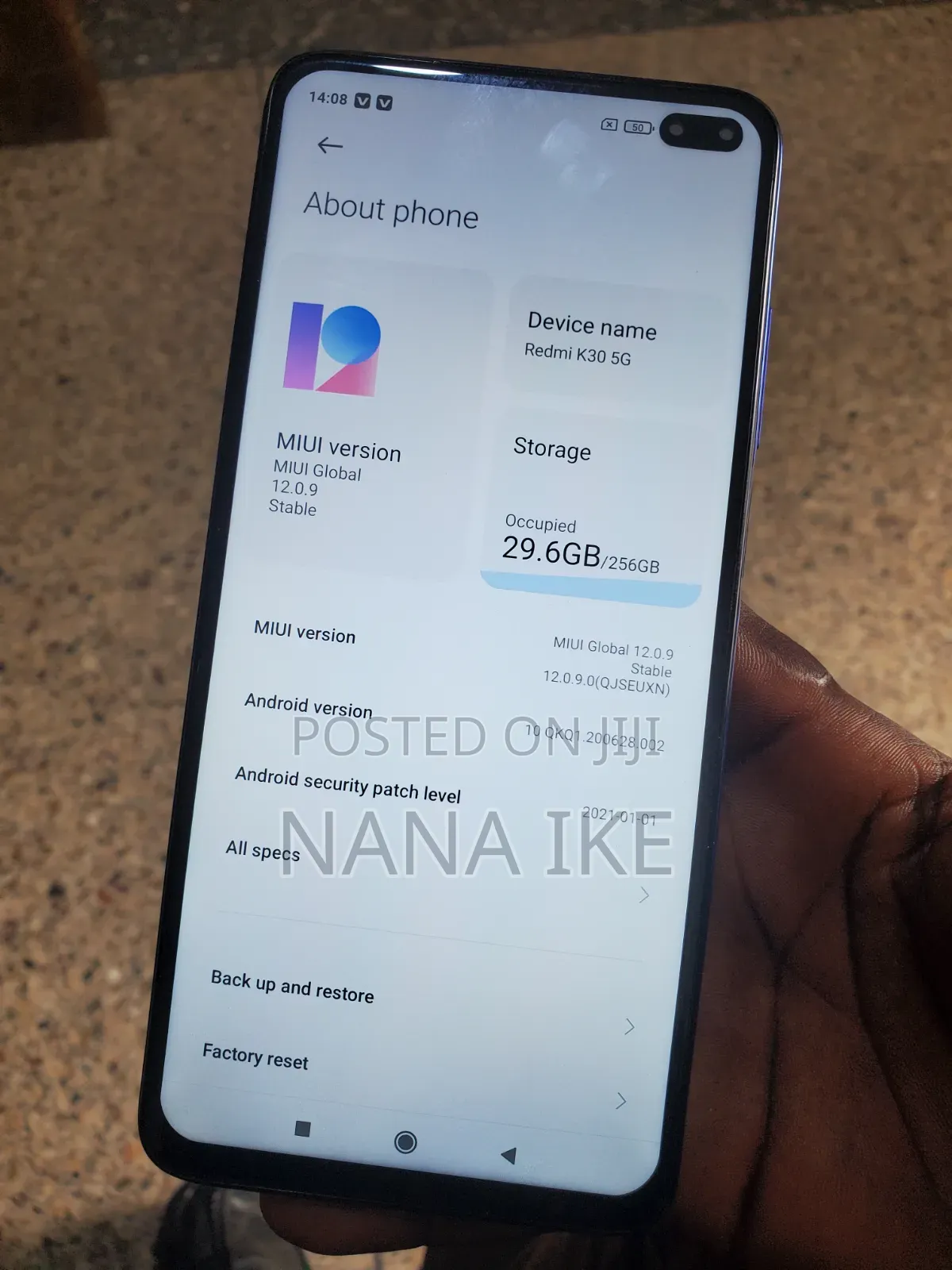 Xiaomi Redmi K30 256 GB Blue