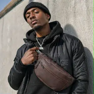 Solid Leather Side/Waist/Chest Bags