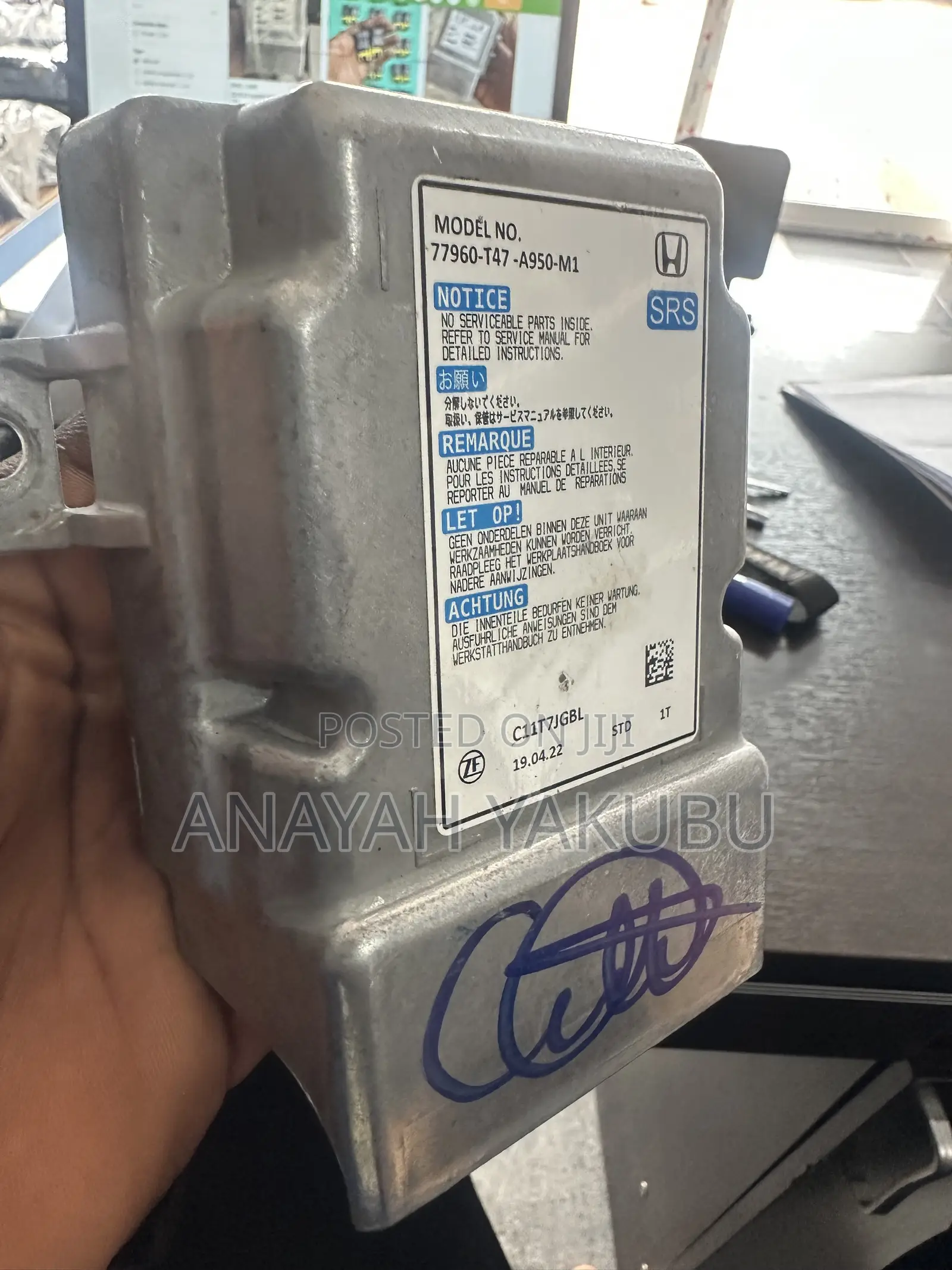2022-25 Honda Civic SRS/Airbag Unit
