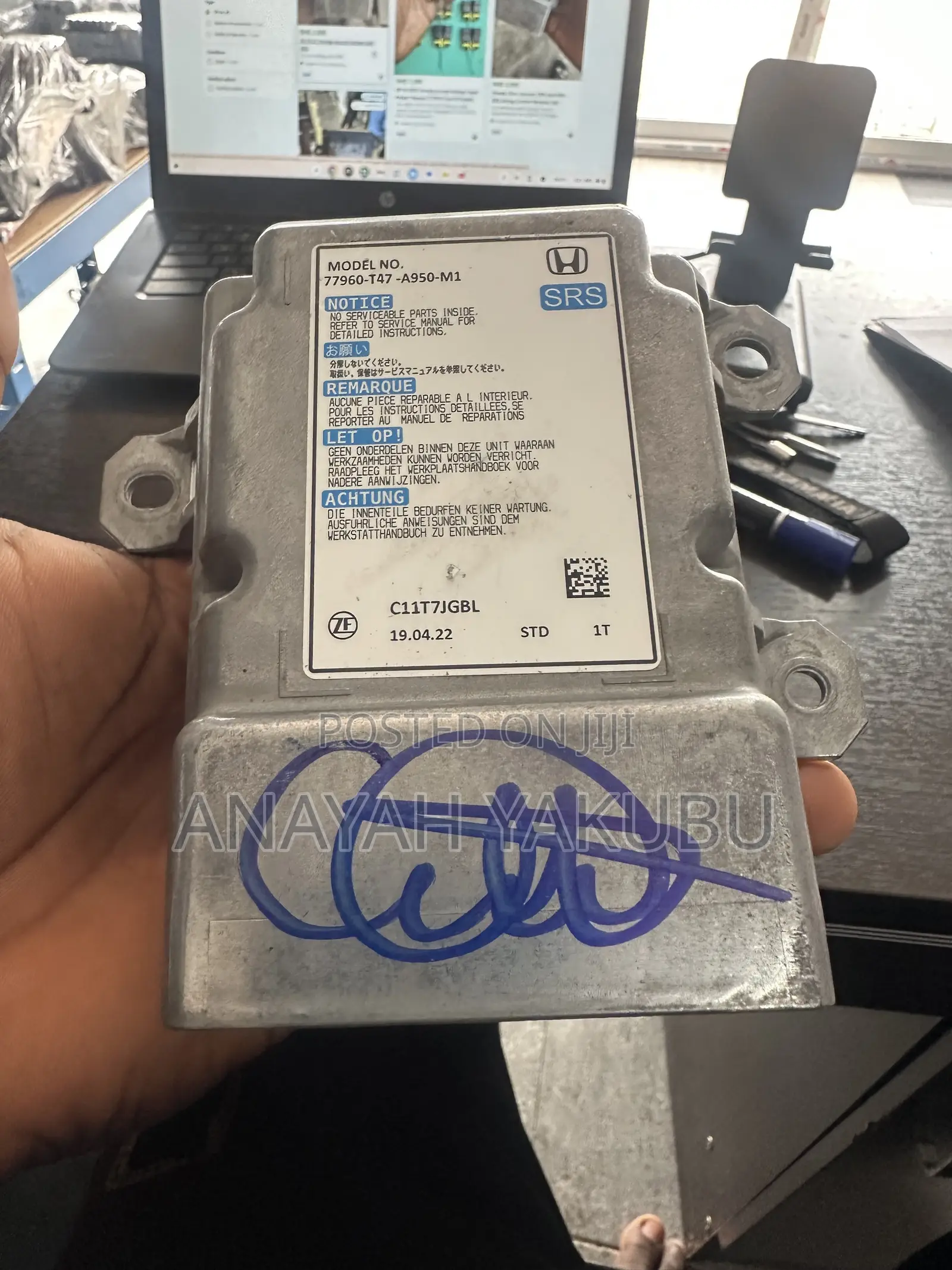 2022-25 Honda Civic SRS/Airbag Unit