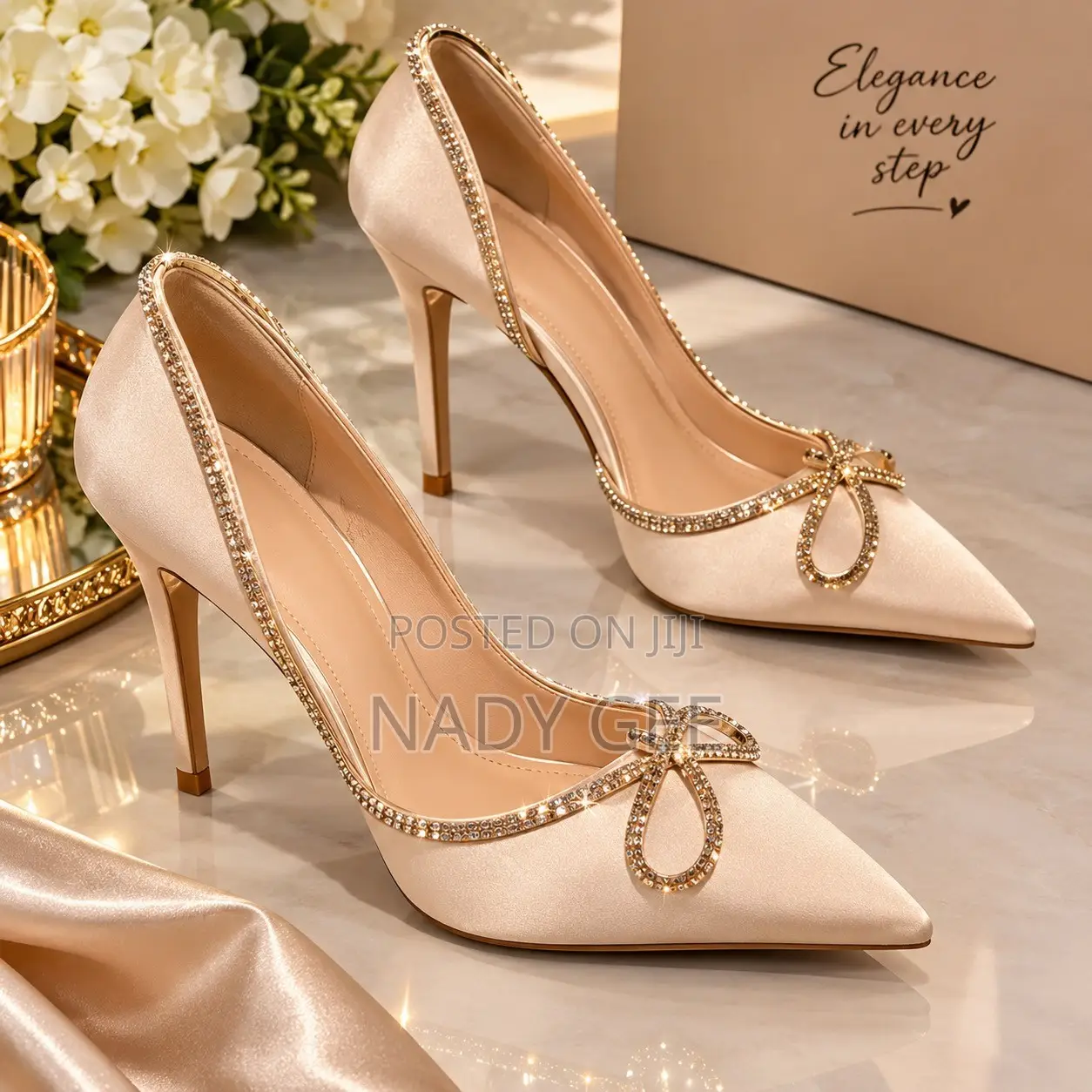 Gold Heel Shoe
