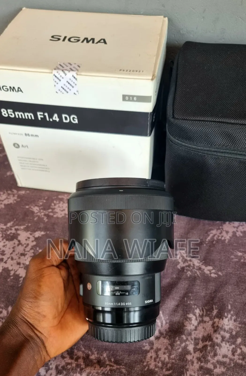 Sigma 85mm F/1.4 DG HSM Art Lens for Canon EF