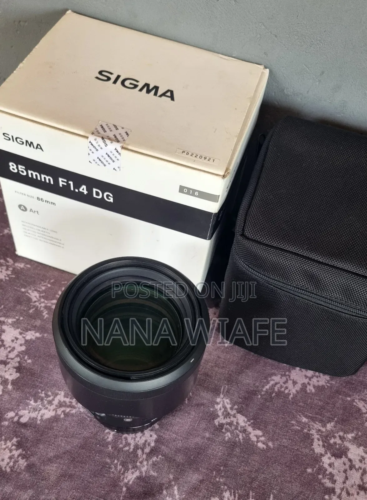 Sigma 85mm F/1.4 DG HSM Art Lens for Canon EF