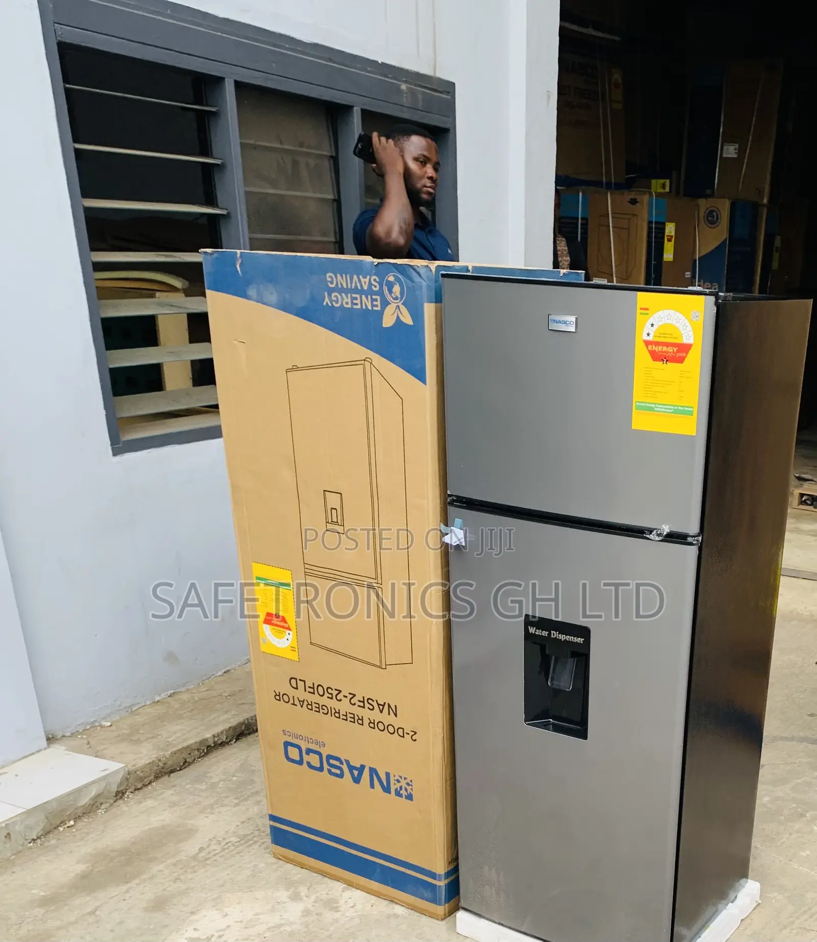 Order Top Mount 210L Nasco Grey Nasf2-250fld Fridge
