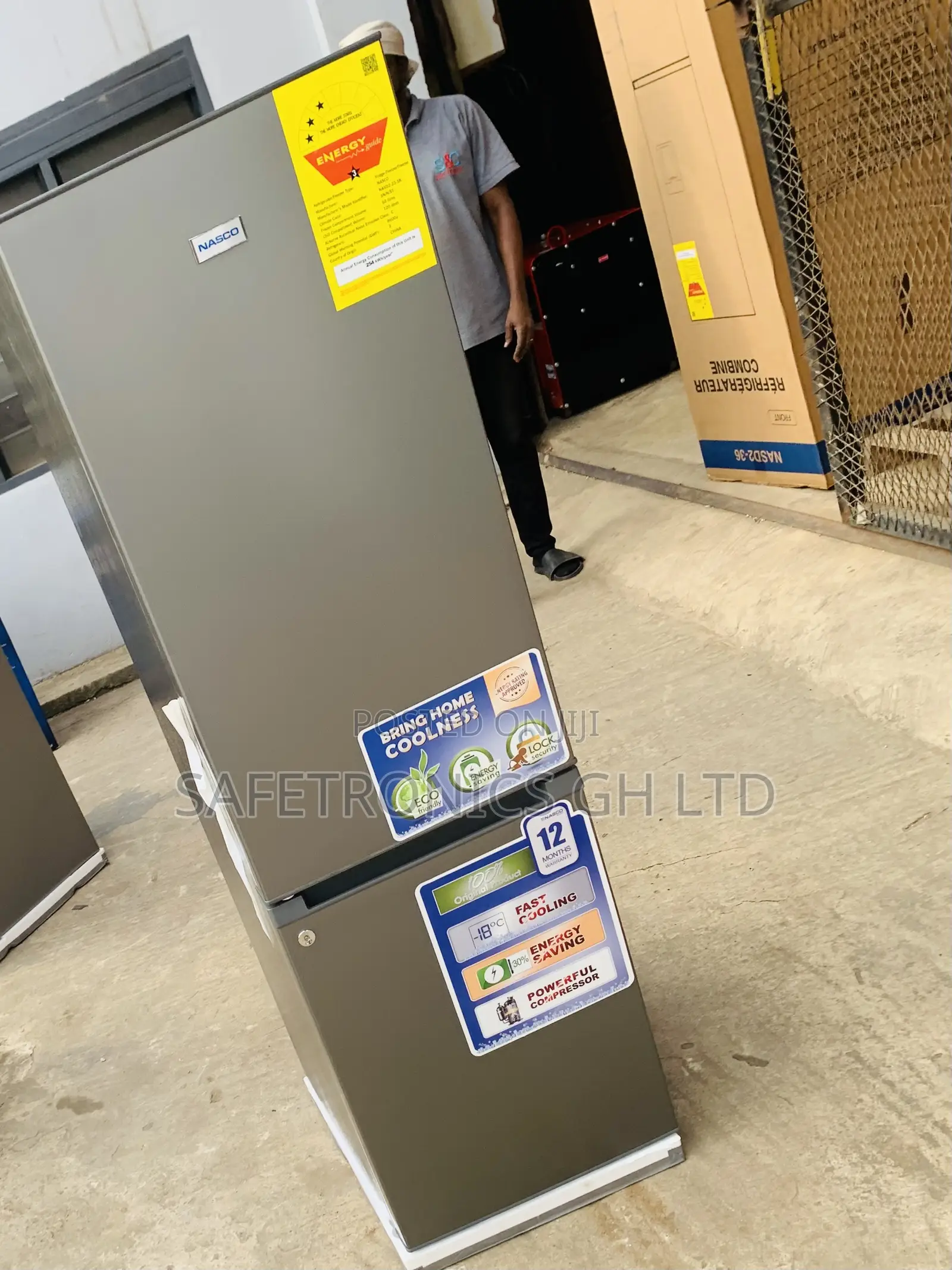 170 Liters Nasco Nasd2-23-Sk Bottom Mount Fridge (IceComfort)