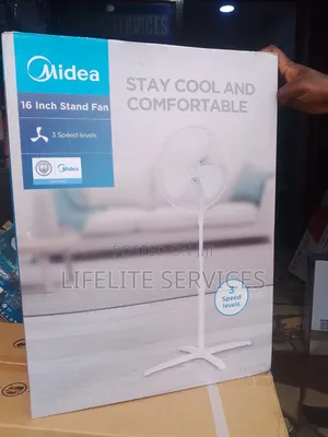 3 Speed Stand Fan - Midea # Stay Cool