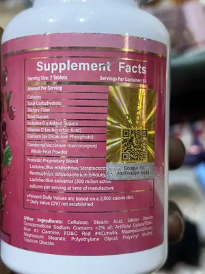 Cranberry Tablets