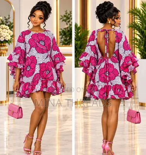 Backless Ankara Style