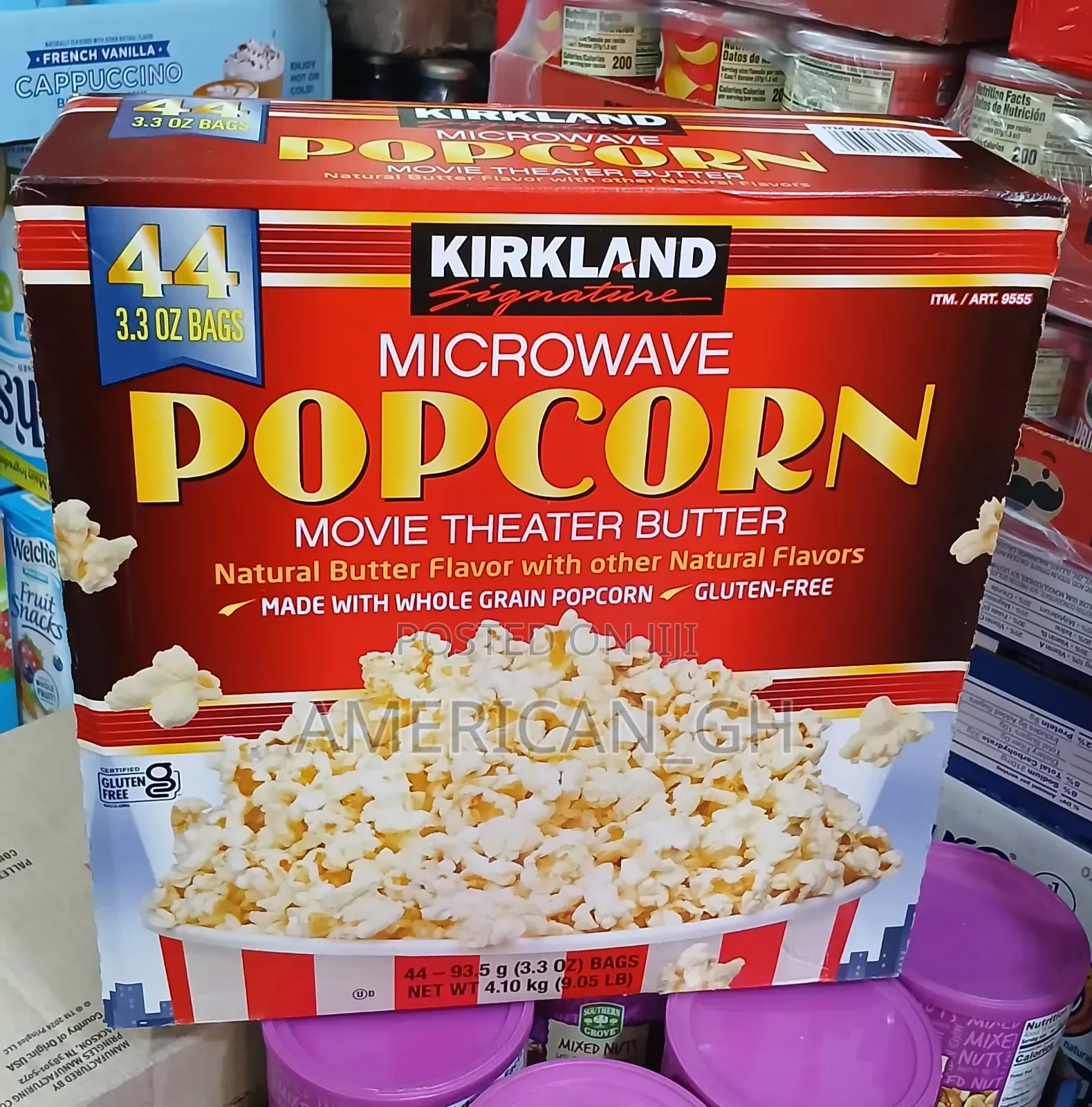 Microwave Kirkland Popcorn, 44pcs