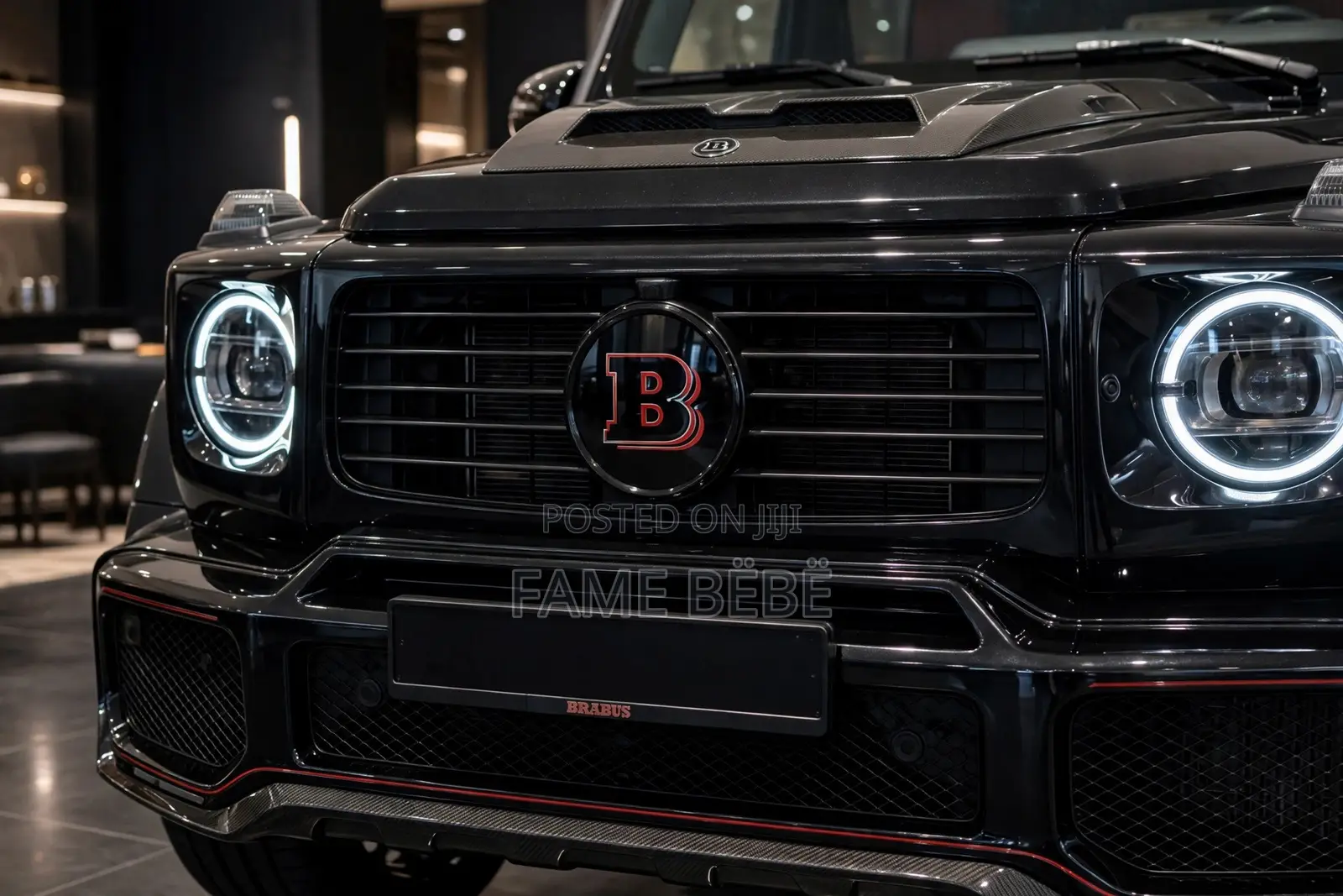 Brabus B Front Grille Badge for G-Wagon & Mercedes 