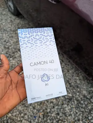 New Tecno Camon 40 256 GB Black