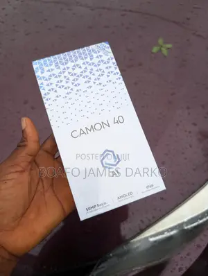 New Tecno Camon 40 256 GB Black