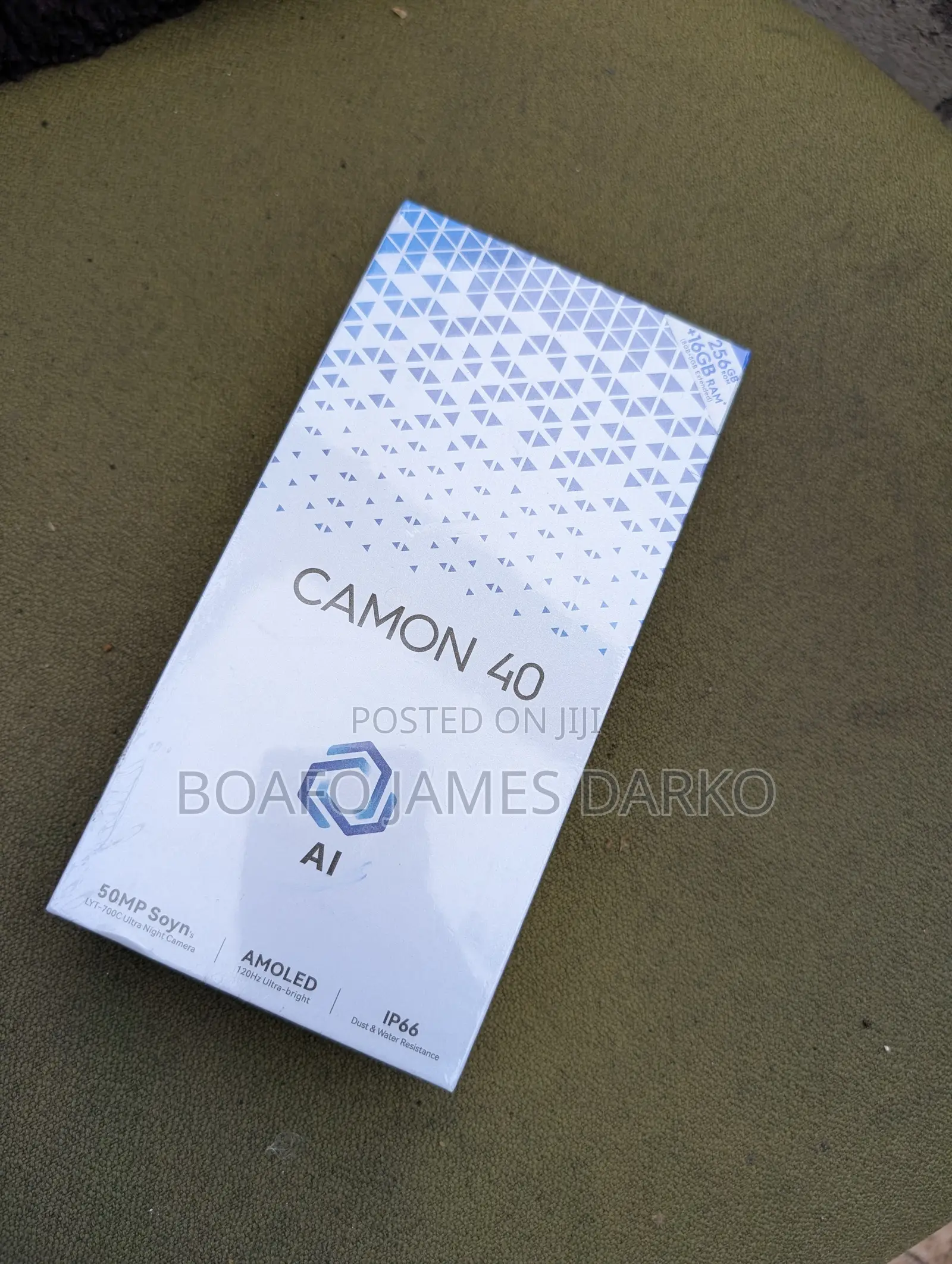 New Tecno Camon 40 256 GB Black