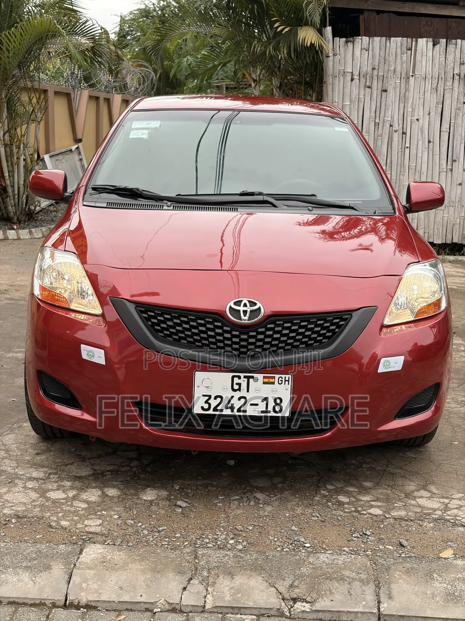 Toyota Yaris 2008 Red