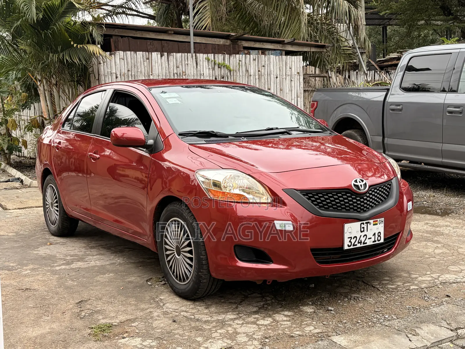 Toyota Yaris 2008 Red