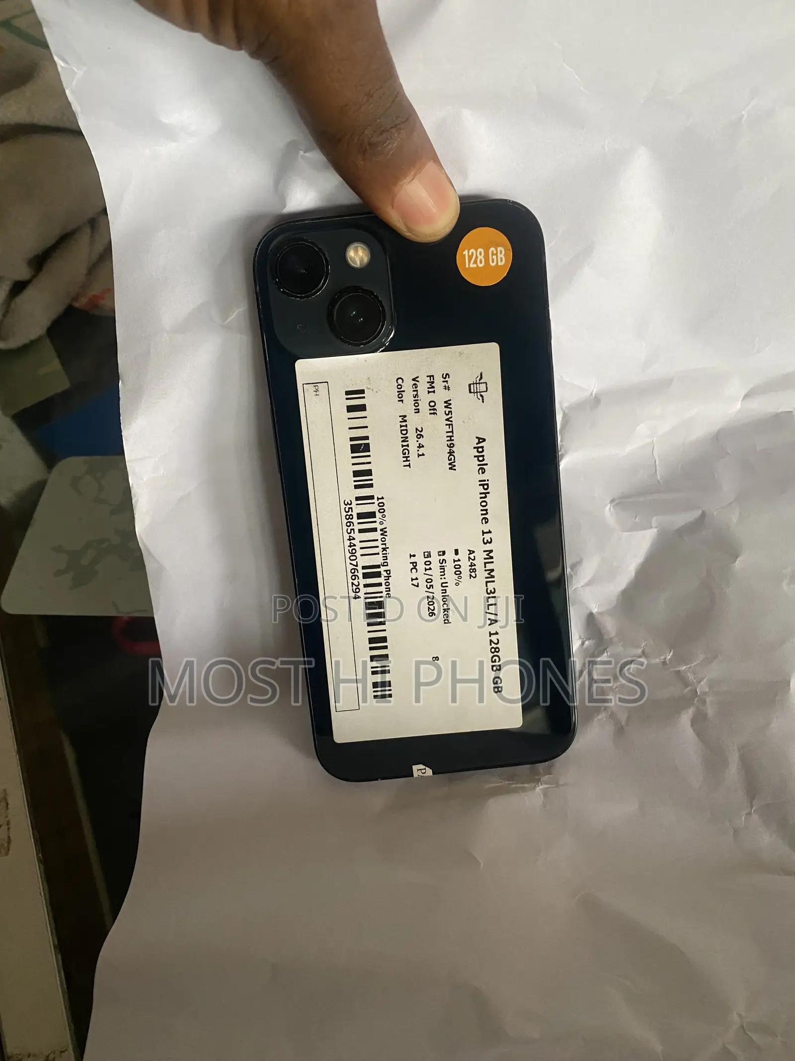 Apple iPhone 13 128 GB Black
