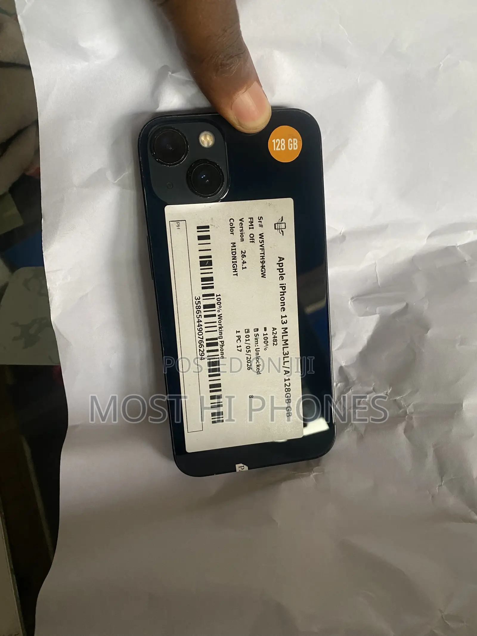 Apple iPhone 13 128 GB Black