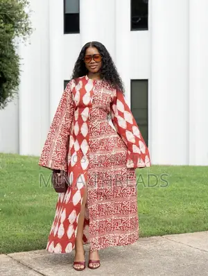 Ankara Open Buttons With Long Sleeves