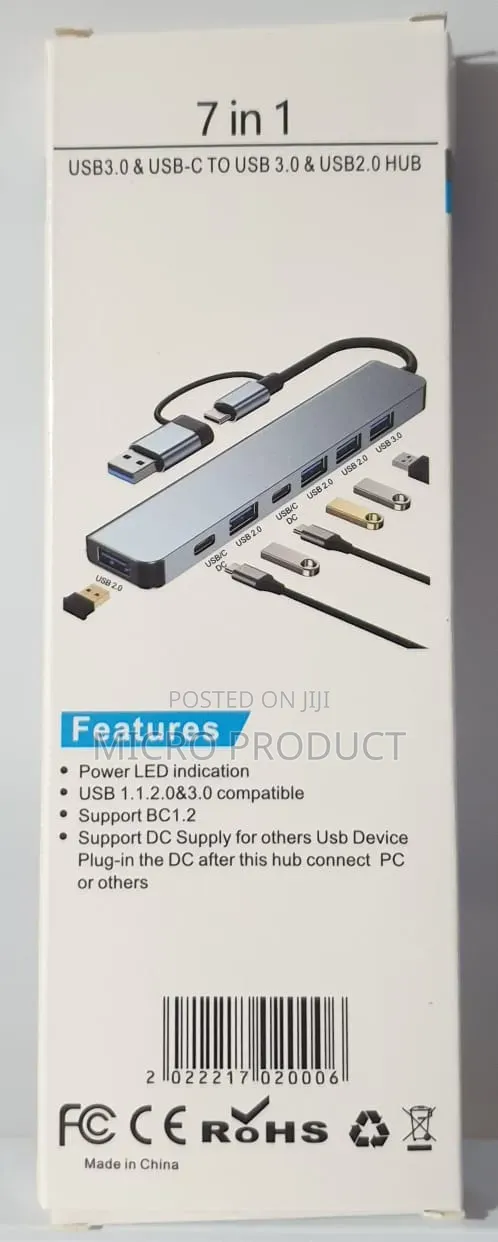 Type C to HDTV 7 in 1 Multi Function Adapter