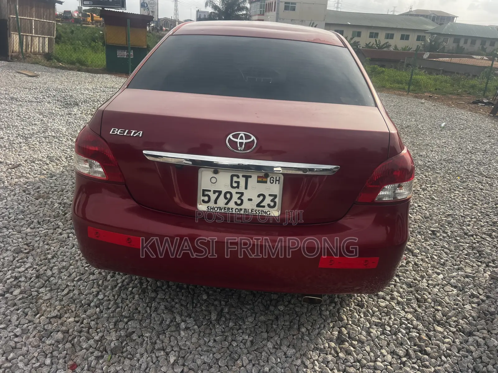 Toyota Belta 2012 Red