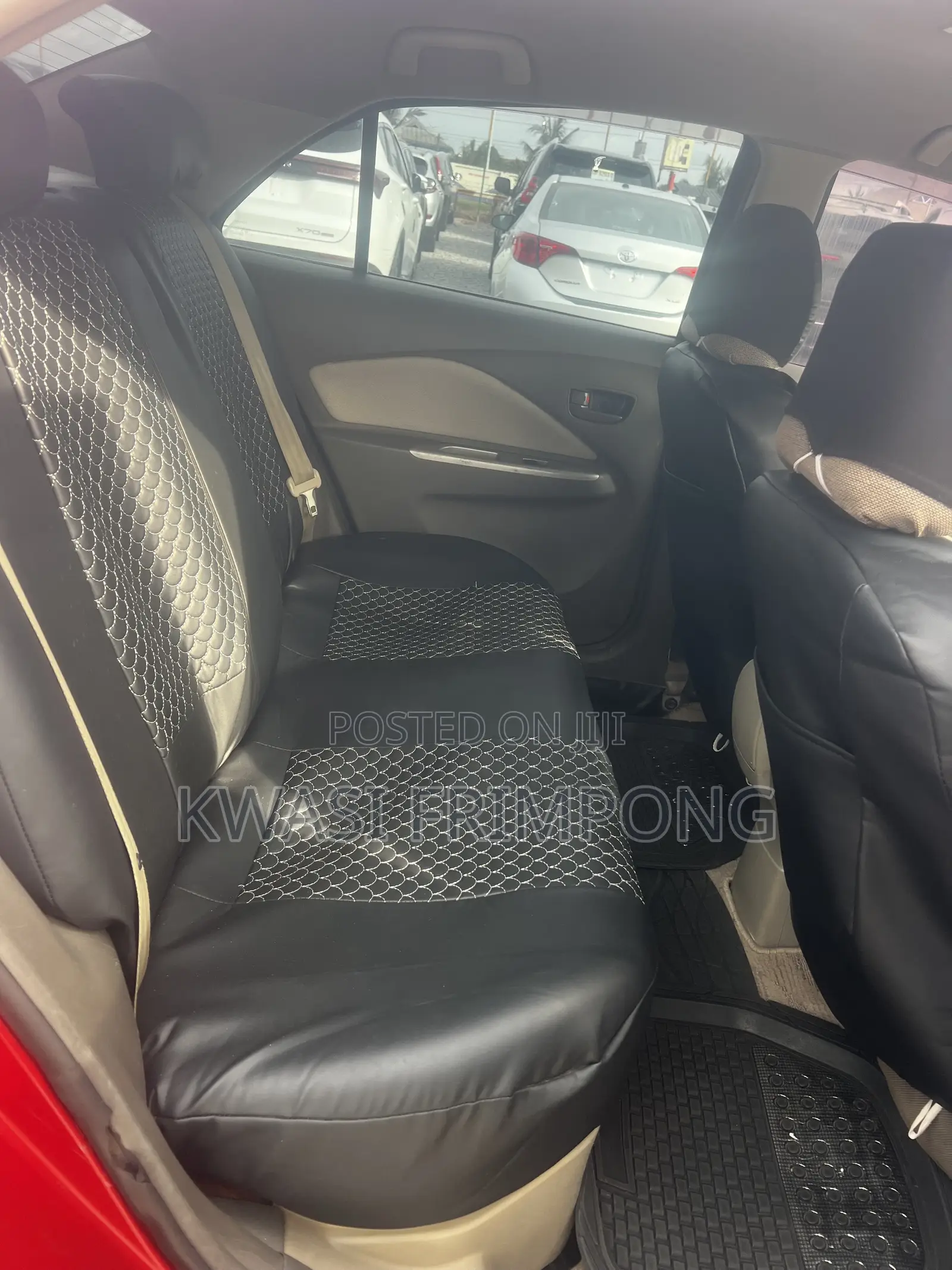 Toyota Belta 2012 Red