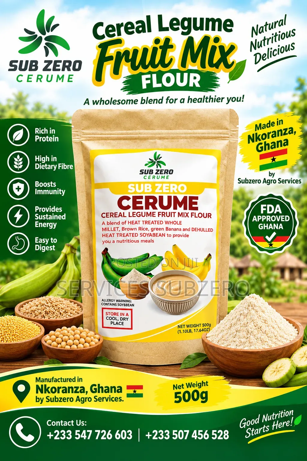 Cereal Legume Fruit Mix